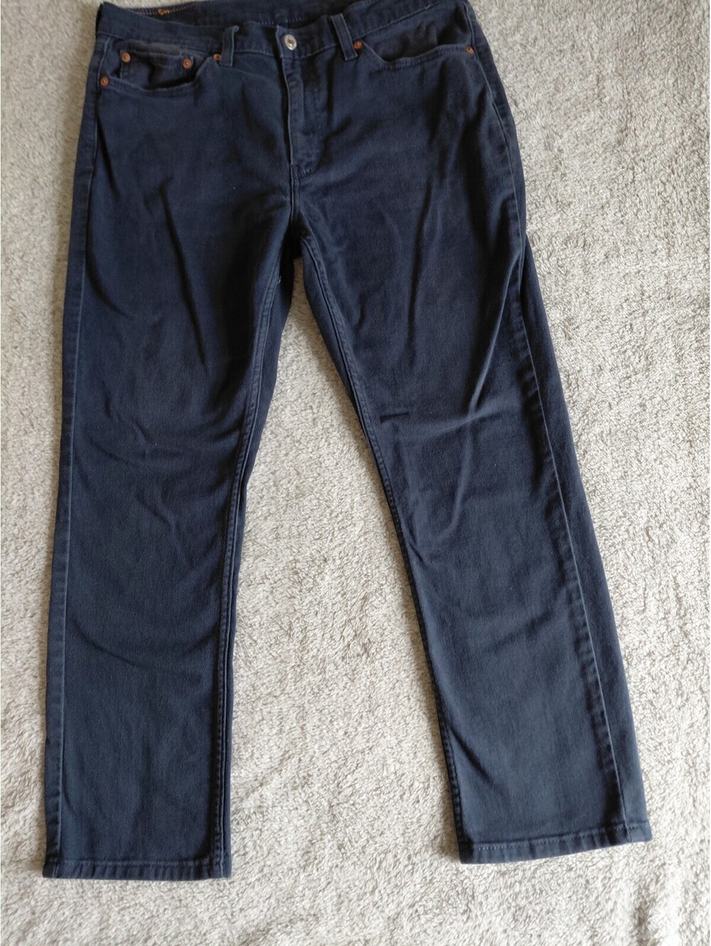 Levis 511 Jeans Mens 34x28 Slim Fit Pants Denim Dark Blue Soft